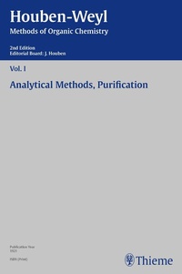 Abbildung von: Houben-Weyl Methods of Organic Chemistry Vol. I, 2nd Edition - Thieme