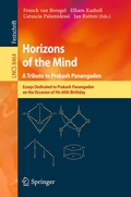Cover: Horizons of the Mind. A Tribute to Prakash Panangaden - Springer