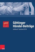 Cover: G&ouml;ttinger H&auml;ndel-Beitr&auml;ge, Band 15 - Vandenhoeck & Ruprecht