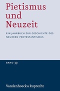 Cover: Pietismus und Neuzeit Band 39 - 2013 - Vandenhoeck & Ruprecht