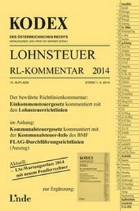 Abbildung von: KODEX Lohnsteuer Richtlinien-Kommentar 2014 - Linde