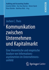 Abbildung von: Kommunikation zwischen Unternehmen und Kapitalmarkt - Springer Gabler