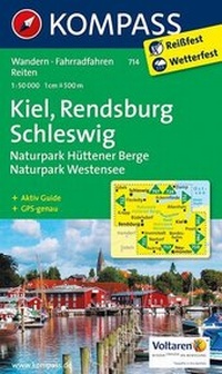 Abbildung von: Kiel - Rendsburg - Schleswig - KOMPASS-Karten