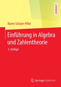 Abbildung von: Einführung in Algebra und Zahlentheorie - Springer Spektrum