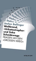 Cover: Weltbrand, "Urkatastrophe" und linke Scheidewege - verlag am park