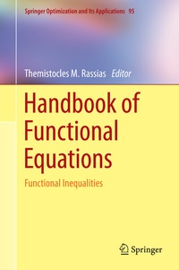 Abbildung von: Handbook of Functional Equations - Springer