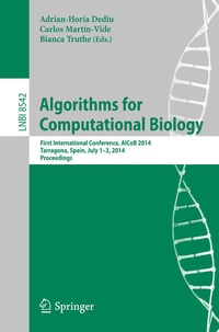 Enlarge image Cover: Algorithms for Computational Biology - Springer