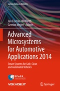 Cover: Advanced Microsystems for Automotive Applications 2014 - Springer