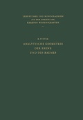 Cover: Analytische Geometrie der Ebene und des Raumes - Springer