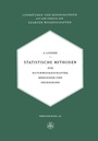 Cover: Statistische Methoden - Springer