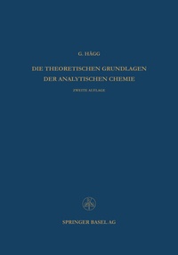 Abbildung von: Die Theoretischen Grundlagen der Analytischen Chemie - Springer