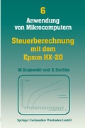 Cover: Steuerberechnung mit dem Epson HX-20 - Vieweg+Teubner Verlag