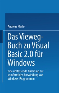 Abbildung von: Das Vieweg-Buch zu Visual Basic 2.0 für Windows - Vieweg+Teubner Verlag