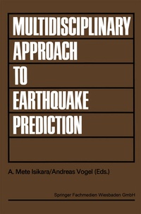 Enlarge image Cover: Multidisciplinary Approach to Earthquake Prediction - Vieweg+Teubner Verlag