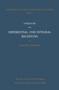 Cover: Vorlesung &uuml;ber Differential- und Integralrechnung 1861/62 - Vieweg+Teubner Verlag