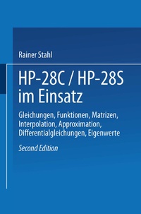 Abbildung von: HP-28C / HP28S im Einsatz - Vieweg+Teubner Verlag