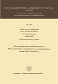 Cover: &Uuml;ber die chemische Modifizierung von Polyacrylnitril und entsprechenden Modellsubstanzen sowie deren Darstellung - VS Verlag f&uuml;r Sozialwissenschaften