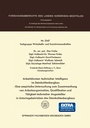 Cover: Arbeitsformen technischer Intelligenz im Steinkohlenbergbau - VS Verlag für Sozialwissenschaften