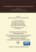 Cover: Arbeitsformen technischer Intelligenz im Steinkohlenbergbau - VS Verlag f&uuml;r Sozialwissenschaften