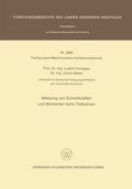 Cover: Messung von Schnittkr&auml;ften und Momenten beim Tiefbohren - VS Verlag f&uuml;r Sozialwissenschaften