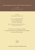 Cover: Die Funktion von Sequestriermitteln im Waschproze&szlig; unter besonderer Ber&uuml;cksichtigung des Natriumtriphosphats - VS Verlag f&uuml;r Sozialwissenschaften