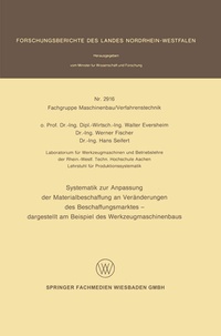 Abbildung von: Systematik zur Anpassung der Materialbeschaffung an Veränderungen des Beschaffungsmarktes - VS Verlag für Sozialwissenschaften