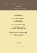 Cover: Untersuchungen zur extrakorporalen Nierenchirurgie, Nierenperfusion und Autotransplantation - VS Verlag f&uuml;r Sozialwissenschaften