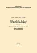 Cover: Bibliographisches Handbuch zur Sprachinhaltsforschung - VS Verlag f&uuml;r Sozialwissenschaften