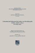 Cover: Urkunden des Politeuma der Juden von Herakleopolis (144/3-133/2 v. Chr.) (P. Polit. Iud.) - VS Verlag f&uuml;r Sozialwissenschaften