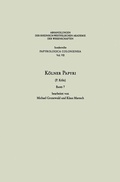 Cover: K&ouml;lner Papyri - VS Verlag f&uuml;r Sozialwissenschaften