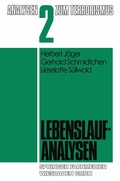 Cover: Lebenslaufanalysen - VS Verlag f&uuml;r Sozialwissenschaften