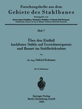 Cover: &Uuml;ber den Einflu&szlig; hochfester St&auml;hle auf Gewichtsersparnis und Bauart im Stahlbr&uuml;ckenbau - Springer