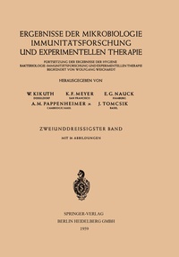 Abbildung von: Ergebnisse der Mikrobiologie Immunitätsforschung und Experimentellen Therapie - Springer