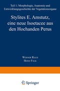 Cover: Stylites E. Amstutz, eine neue Iso&euml;tacee aus den Hochanden Perus - Springer