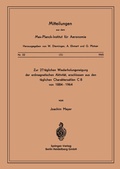 Cover: Zur 27-t&auml;glichen Wiederholungsneigung der erdmagnetischen Aktivit&auml;t, erschlossen aus den t&auml;glichen Charakterzahlen C8 von 1884-1964 - Springer