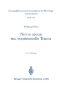Cover: Nervus opticus und experimentelles Trauma - Springer
