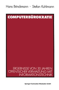Enlarge image Cover: Computerbürokratie - VS Verlag für Sozialwissenschaften