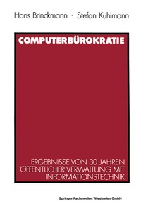 Abbildung von: Computerbürokratie - VS Verlag für Sozialwissenschaften