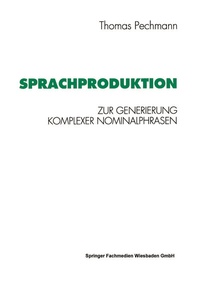 Abbildung von: Sprachproduktion - VS Verlag für Sozialwissenschaften