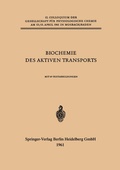 Cover: Biochemie des Aktiven Transports - Springer