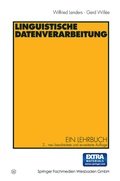 Cover: Linguistische Datenverarbeitung - VS Verlag f&uuml;r Sozialwissenschaften