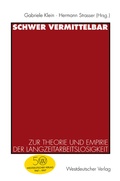 Cover: Schwer vermittelbar - VS Verlag f&uuml;r Sozialwissenschaften