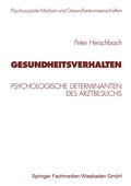Cover: Gesundheitsverhalten - VS Verlag f&uuml;r Sozialwissenschaften