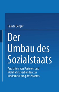 Abbildung von: Der Umbau des Sozialstaates - VS Verlag für Sozialwissenschaften