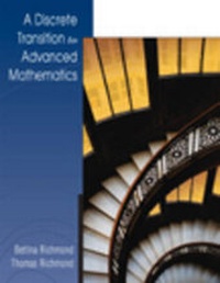Enlarge image Cover: A Discrete Transition to Advanced Mathematics - Brooks/Cole