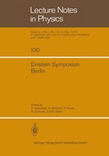 Cover: Einstein Symposion Berlin - Springer