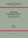 Cover: Multivariate Approximation Theory - Birkhäuser