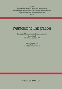 Enlarge image Cover: Numerische Integration - Birkhäuser