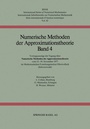 Cover: Numerische Methoden der Approximationstheorie - Birkhäuser