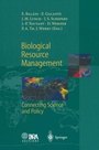 Cover: Biological Resource Management Connecting Science and Policy - Springer
